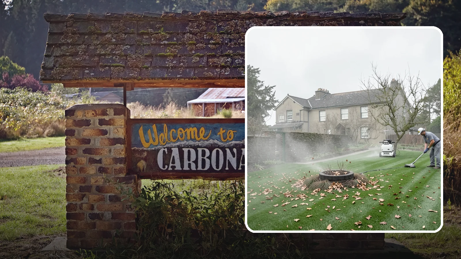 Lawn Blowing in Carbonado, Pierce County, WA - Clear fallen leaves, fir needles, and yard debris from your turf and hardscapes with thorough power blowing.