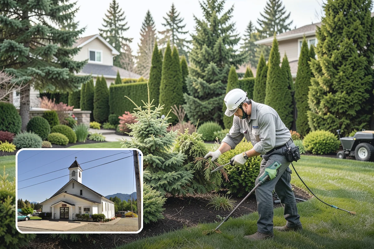 Lawn Blowing in Concrete, Skagit County, WA - Removes matted leaves and needles that smother turf
