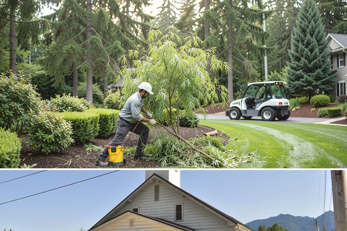 Lawn Blowing in Concrete, Skagit County, WA - Blowing is in highest demand from October through December during heavy leaf and needle drop, and after the windstorms common to...