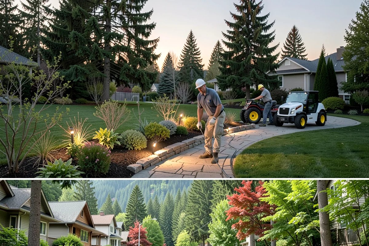 Lawn Blowing in Darrington, Snohomish County, WA - Blowing is in highest demand from October through December during heavy leaf and needle drop, and after the windstorms common to...