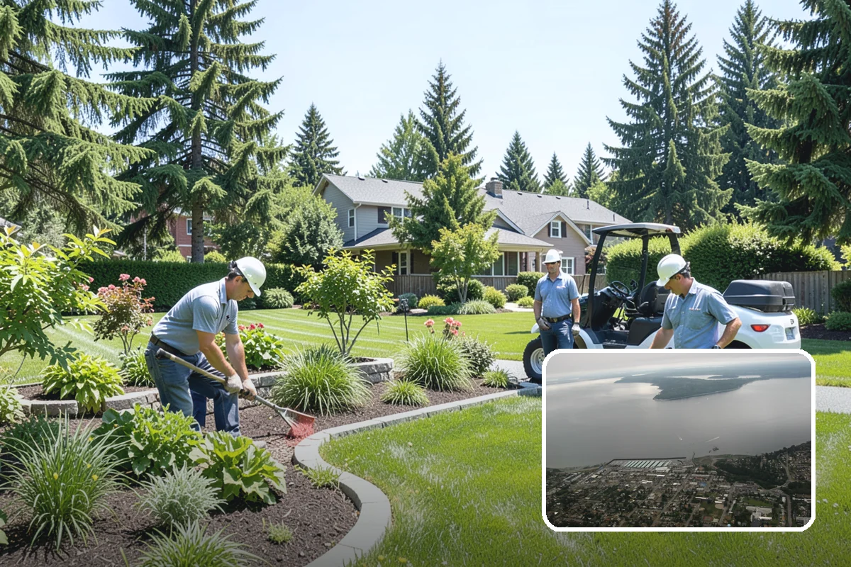 Lawn Blowing in Des Moines, King County, WA - Removes matted leaves and needles that smother turf