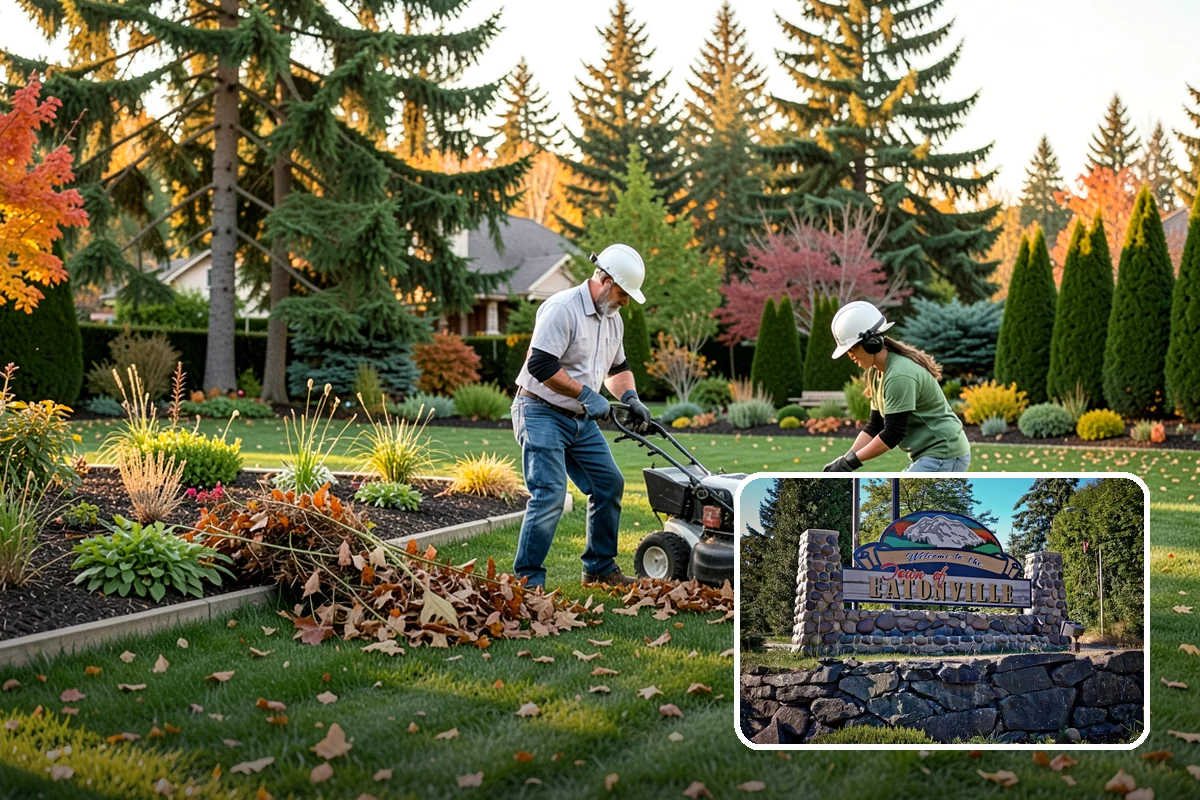 Lawn Blowing in Eatonville, Pierce County, WA - Removes matted leaves and needles that smother turf