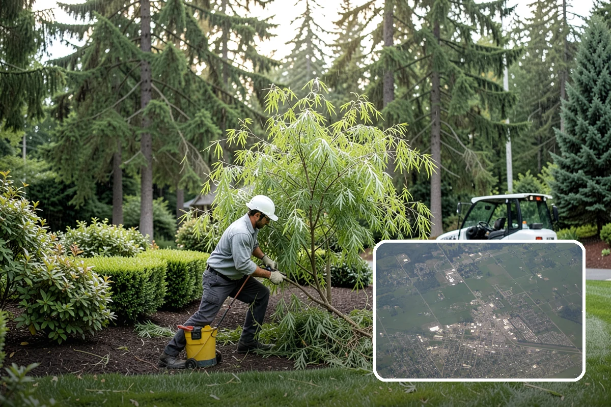 Lawn Blowing in Enumclaw, King County, WA - Removes matted leaves and needles that smother turf