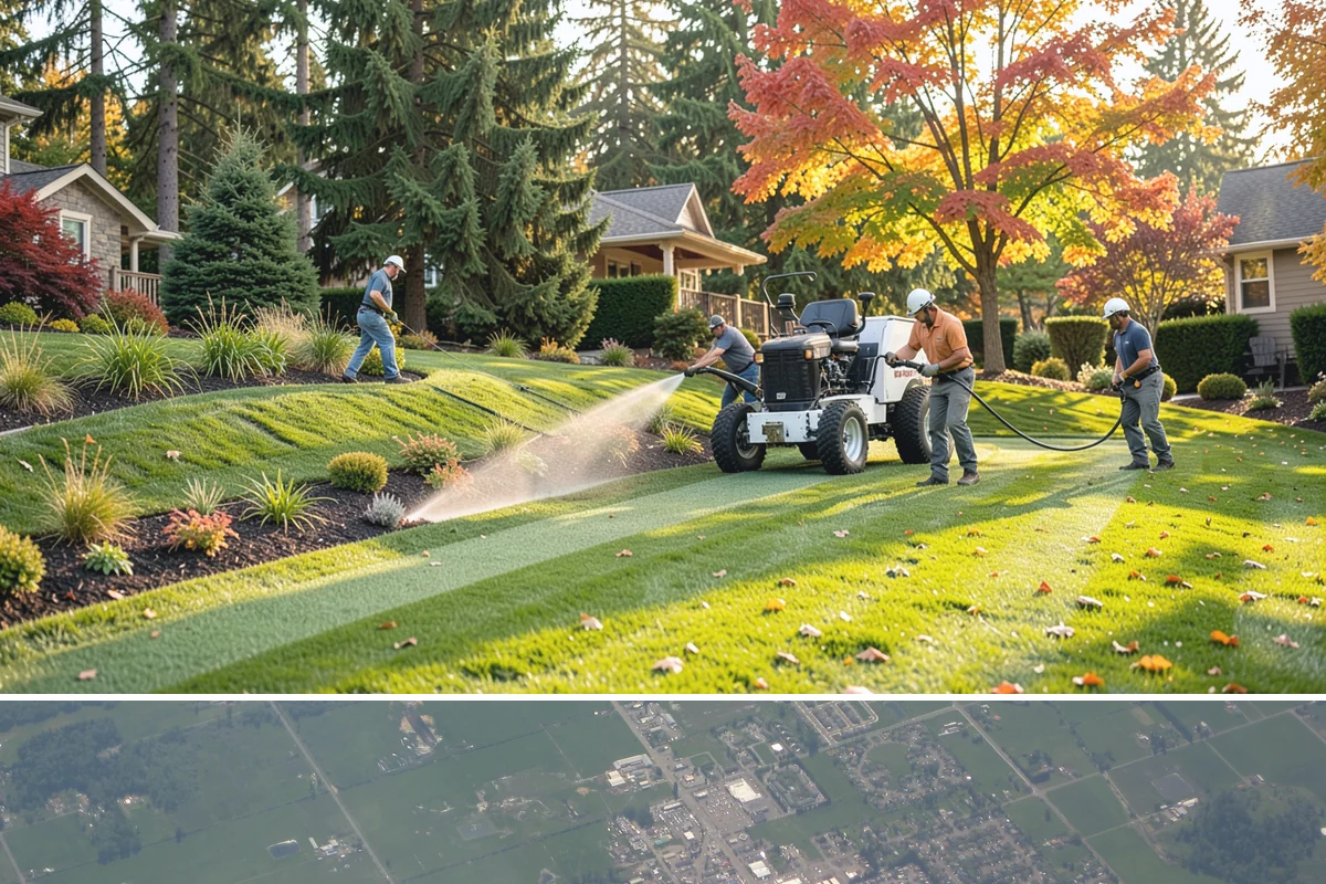 Lawn Blowing in Enumclaw, King County, WA - Blowing is in highest demand from October through December during heavy leaf and needle drop, and after the windstorms common to...