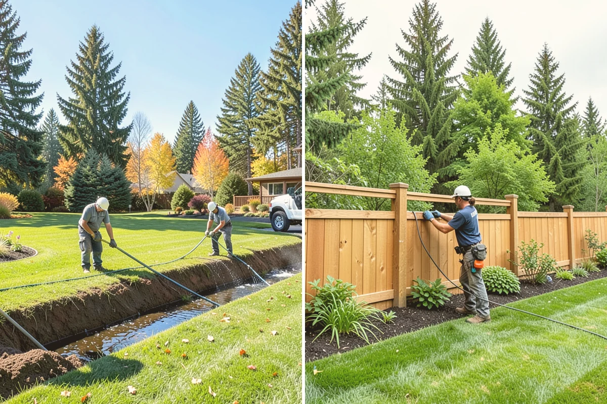 Lawn Blowing in Fife, Pierce County, WA - Assess debris load across lawn, beds, and hardscapes