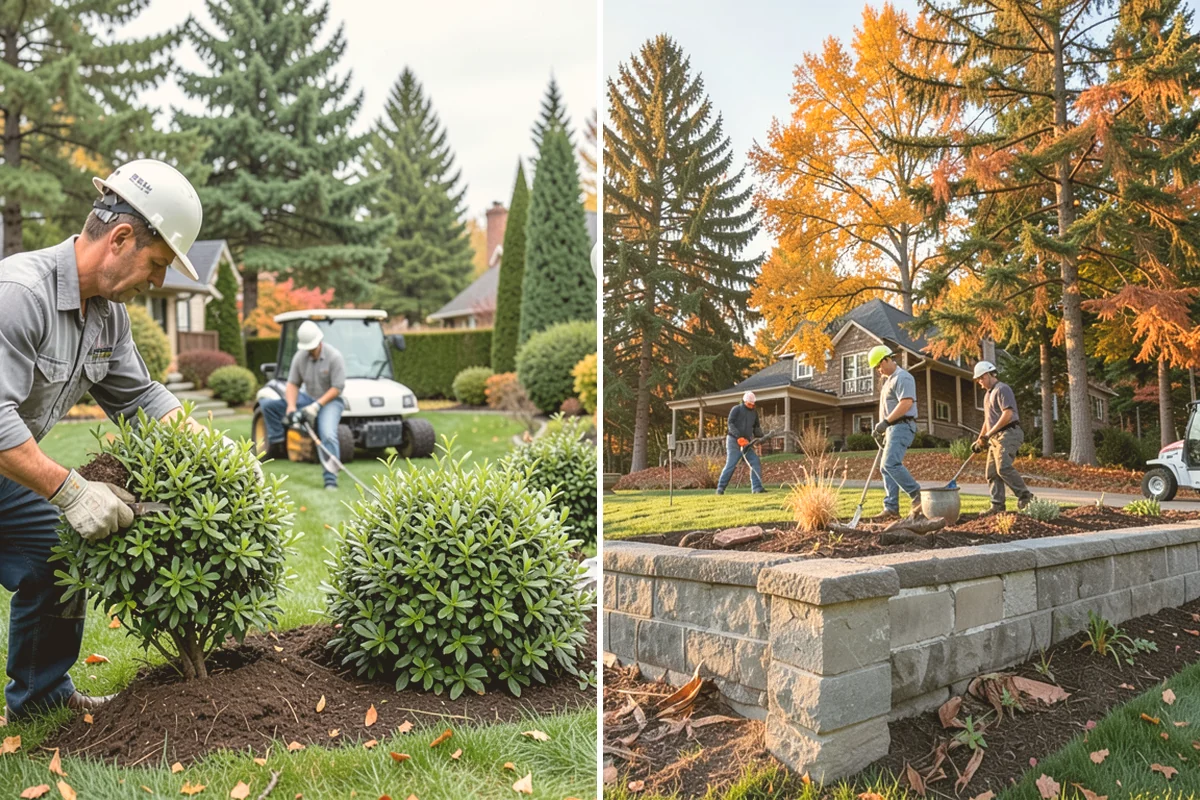 Lawn Blowing in Index, Snohomish County, WA - Assess debris load across lawn, beds, and hardscapes