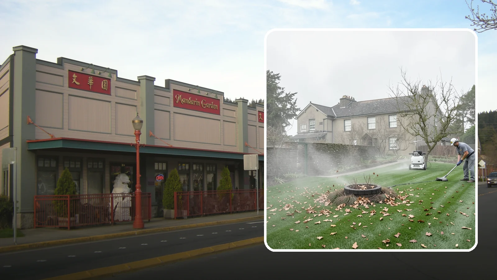 Lawn Blowing in Issaquah, King County, WA - Clear fallen leaves, fir needles, and yard debris from your turf and hardscapes with thorough power blowing.