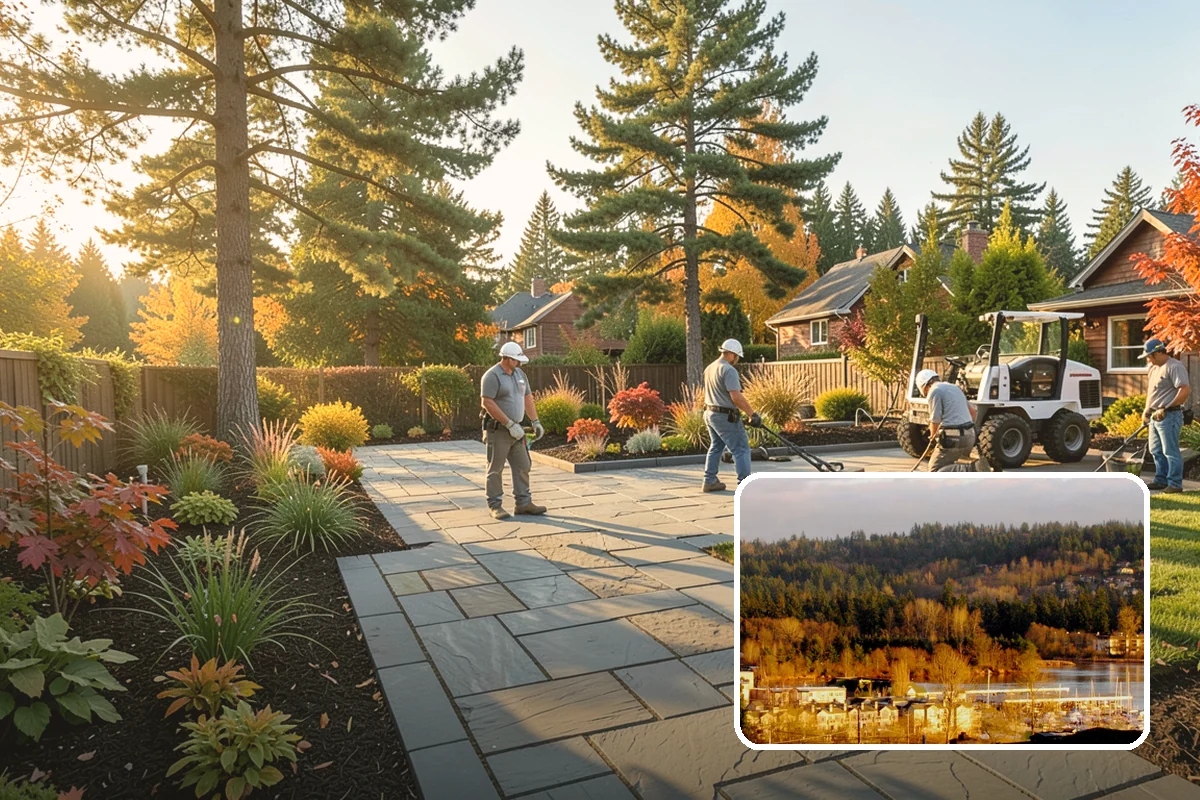Lawn Blowing in Kenmore, King County, WA - Removes matted leaves and needles that smother turf