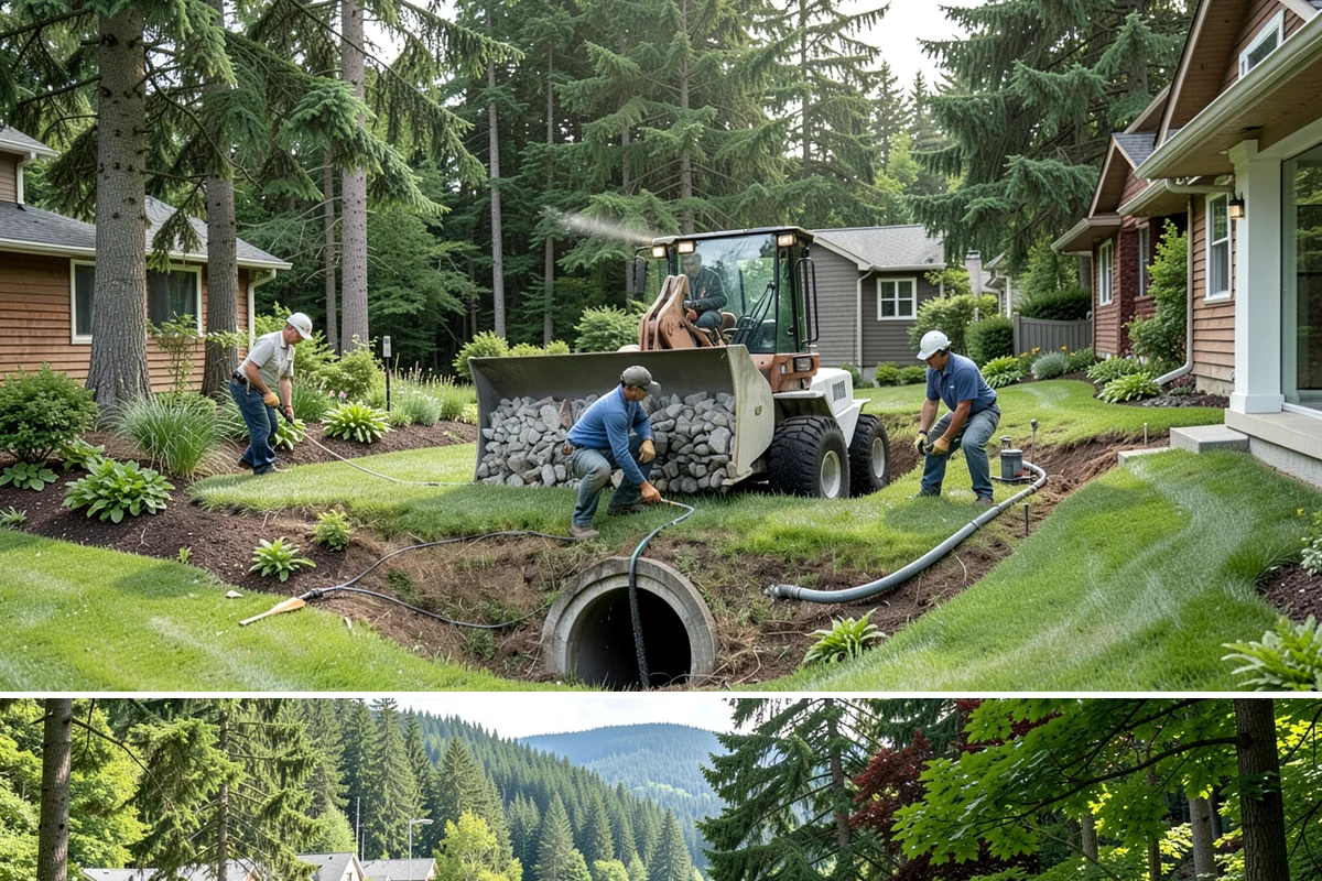 Lawn Blowing in Lake Forest Park, King County, WA - Blowing is in highest demand from October through December during heavy leaf and needle drop, and after the windstorms common to...