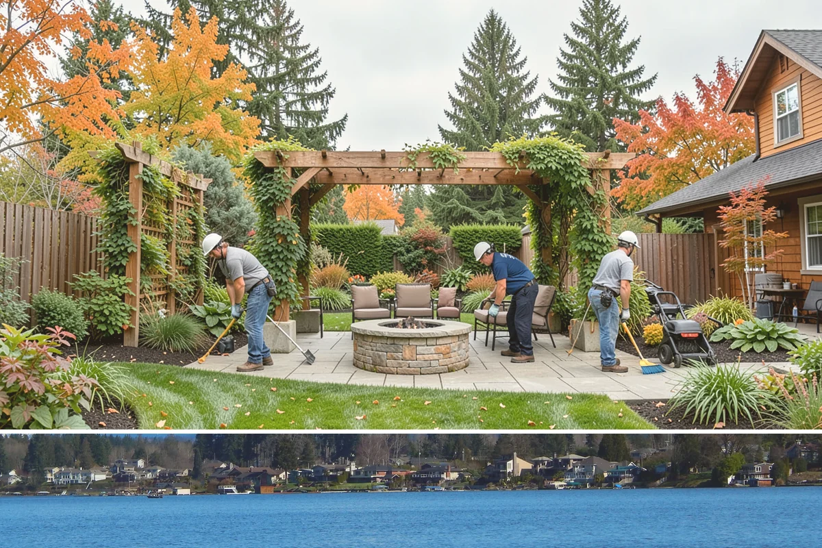 Lawn Blowing in Lake Stevens, Snohomish County, WA - Blowing is in highest demand from October through December during heavy leaf and needle drop, and after the windstorms common to...