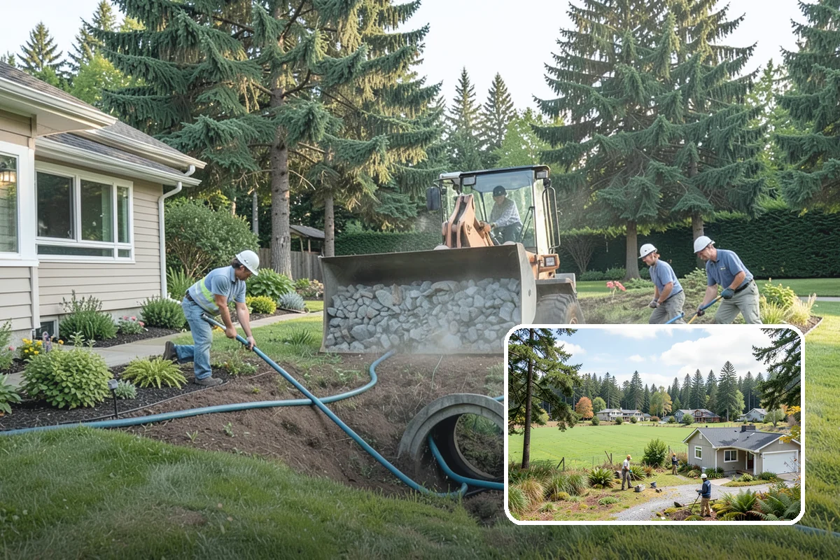 Lawn Blowing in Lyman, Skagit County, WA - Removes matted leaves and needles that smother turf