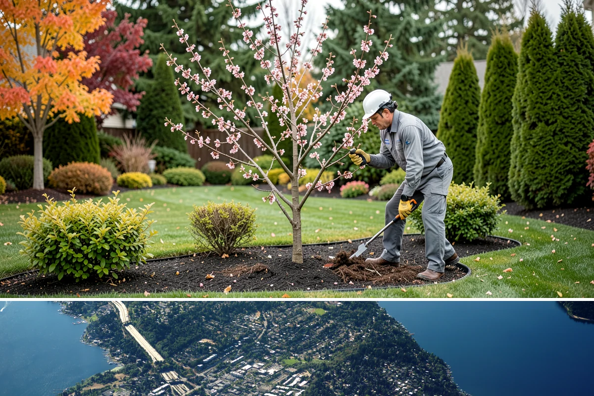 Lawn Blowing in Mercer Island, King County, WA - Blowing is in highest demand from October through December during heavy leaf and needle drop, and after the windstorms common to...