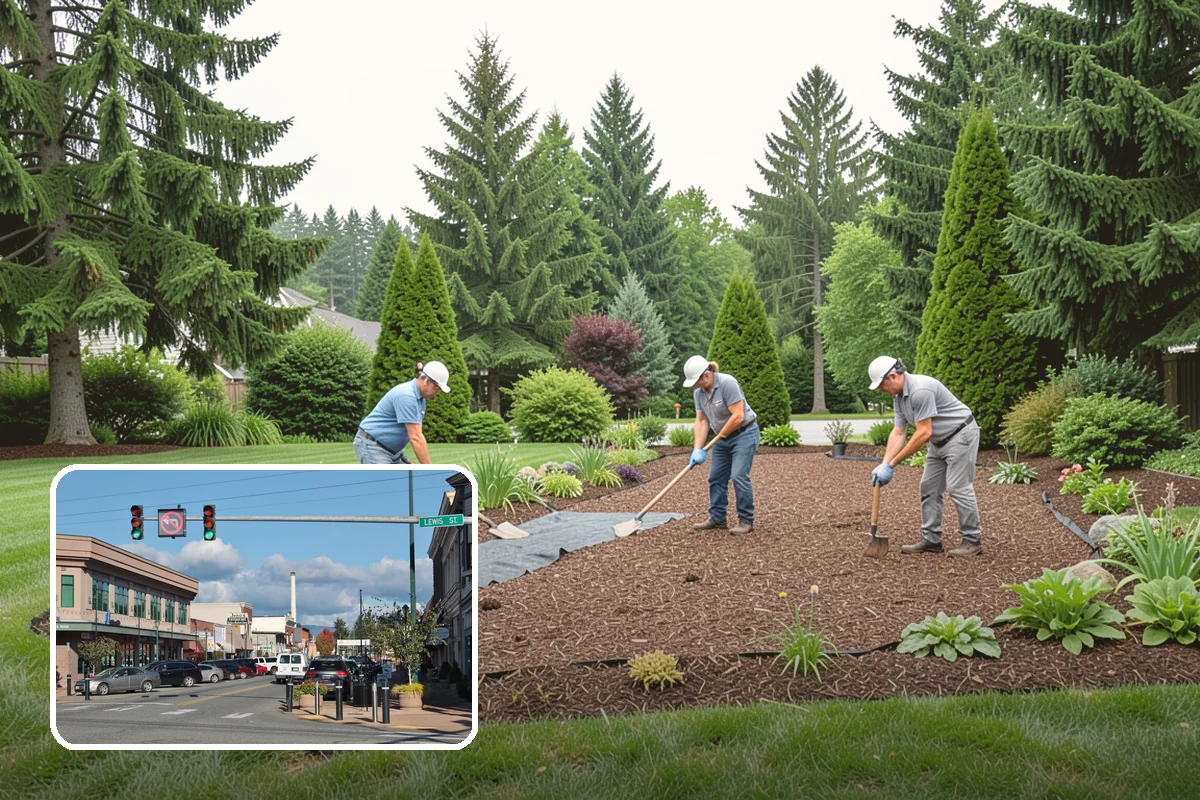 Lawn Blowing in Monroe, Snohomish County, WA - Removes matted leaves and needles that smother turf