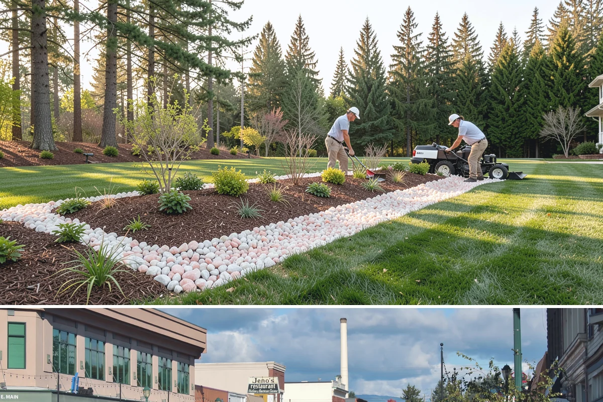 Lawn Blowing in Monroe, Snohomish County, WA - Blowing is in highest demand from October through December during heavy leaf and needle drop, and after the windstorms common to...