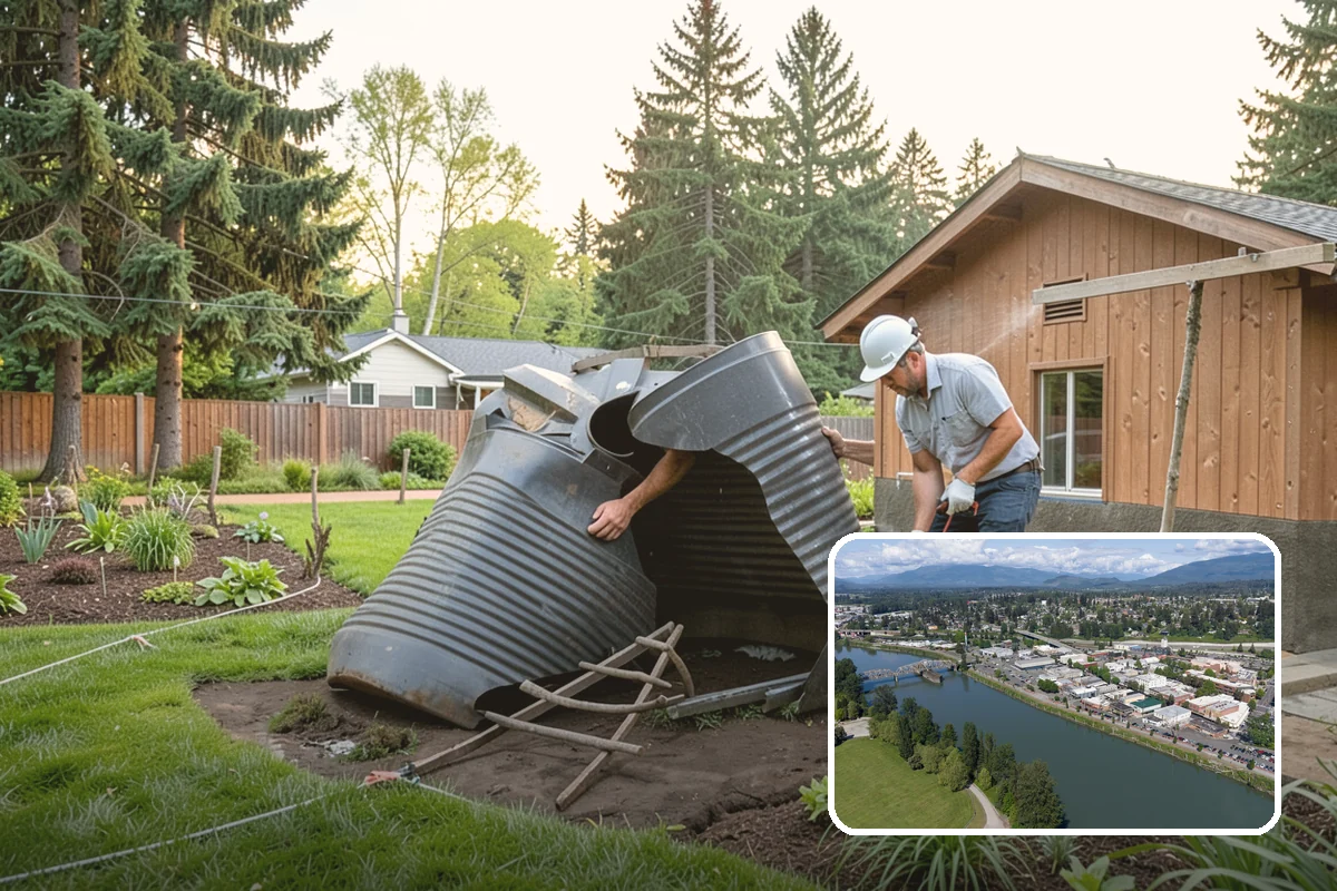 Lawn Blowing in Mount Vernon, Skagit County, WA - Removes matted leaves and needles that smother turf