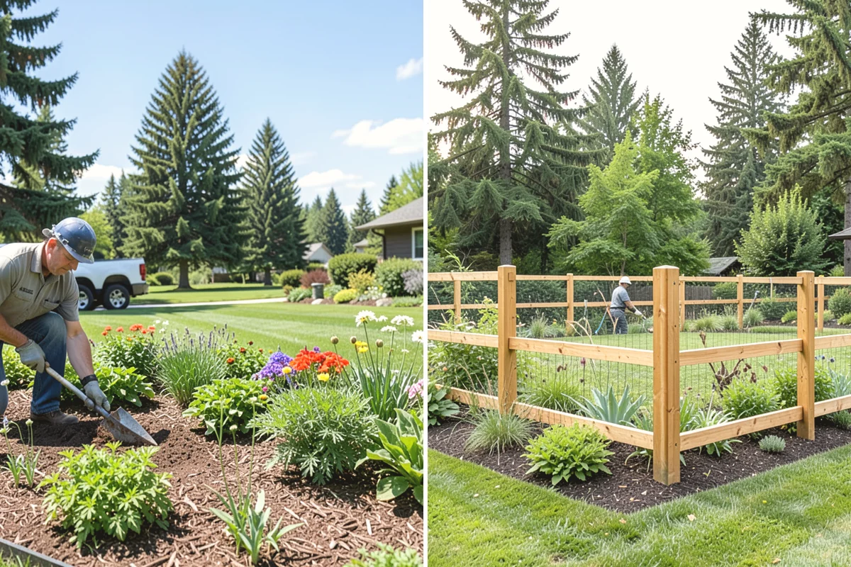Lawn Blowing in Mountlake Terrace, Snohomish County, WA - Assess debris load across lawn, beds, and hardscapes