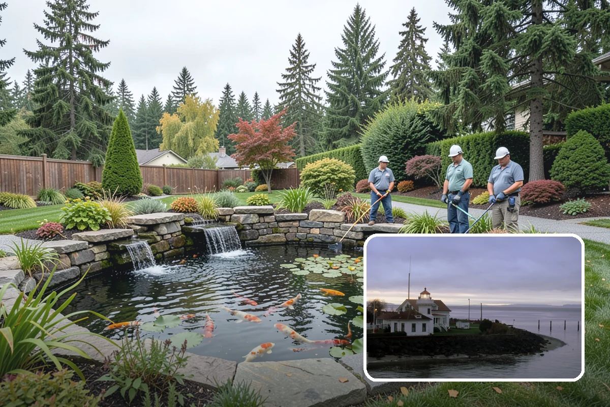 Lawn Blowing in Mukilteo, Snohomish County, WA - Removes matted leaves and needles that smother turf