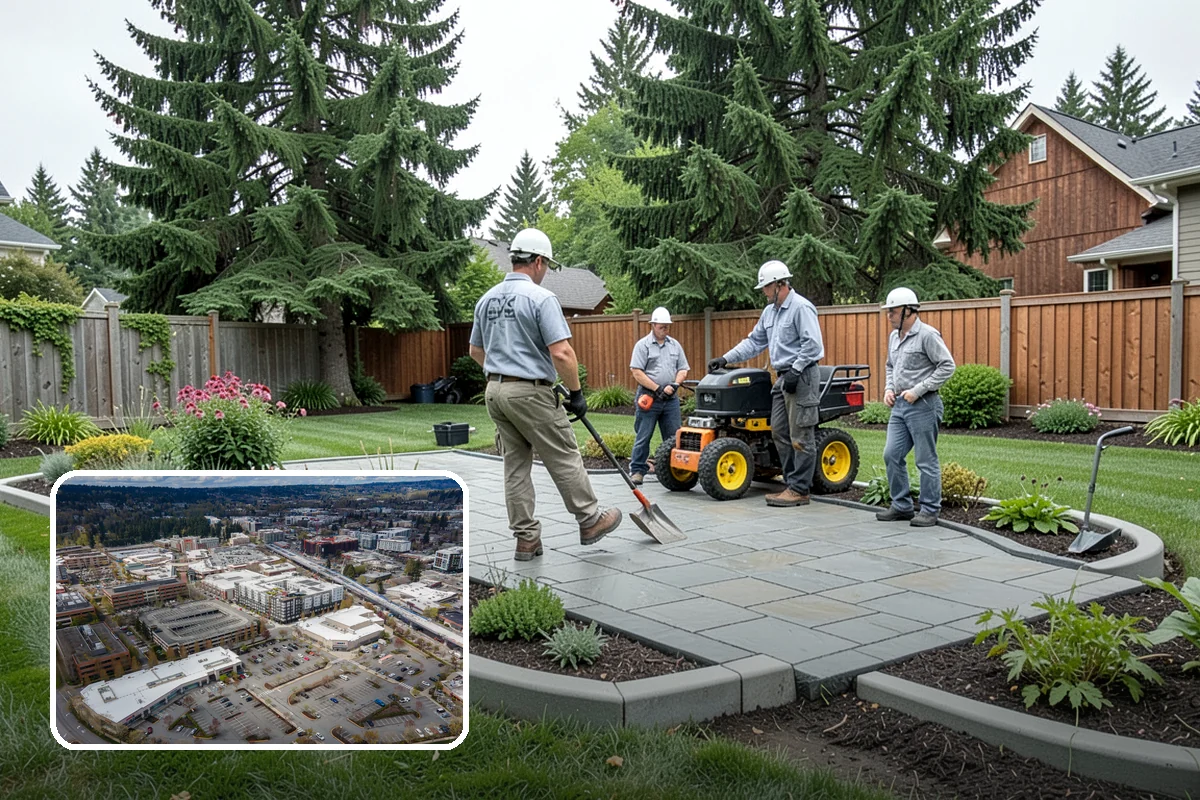 Lawn Blowing in Redmond, King County, WA - Removes matted leaves and needles that smother turf