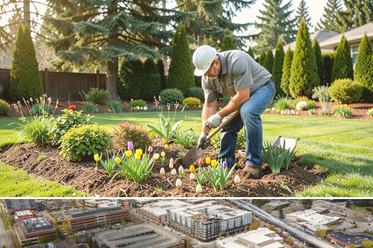 Lawn Blowing in Redmond, King County, WA - Blowing is in highest demand from October through December during heavy leaf and needle drop, and after the windstorms common to...
