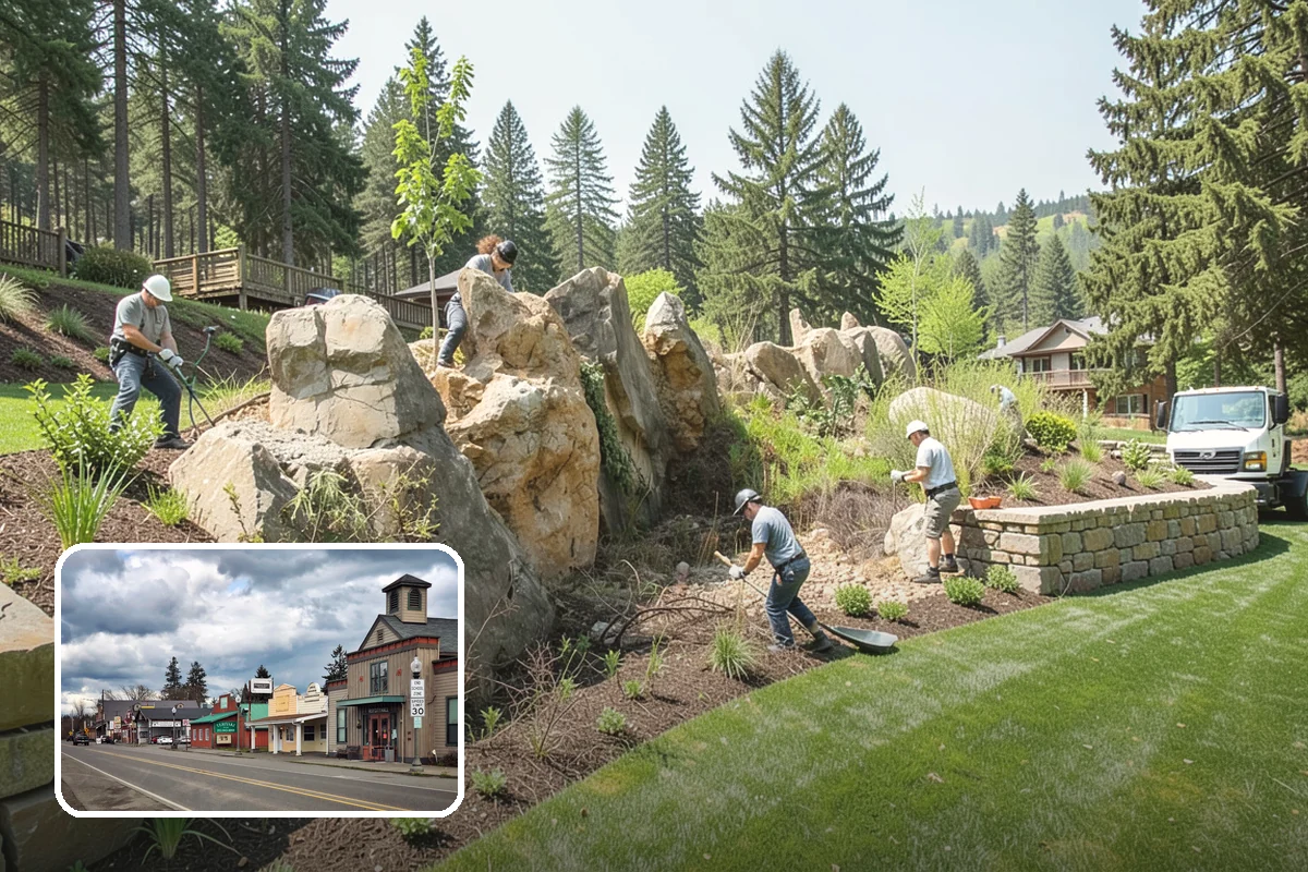 Lawn Blowing in Roy, Pierce County, WA - Removes matted leaves and needles that smother turf