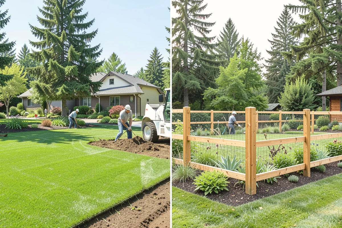 Lawn Blowing in Ruston, Pierce County, WA - Assess debris load across lawn, beds, and hardscapes