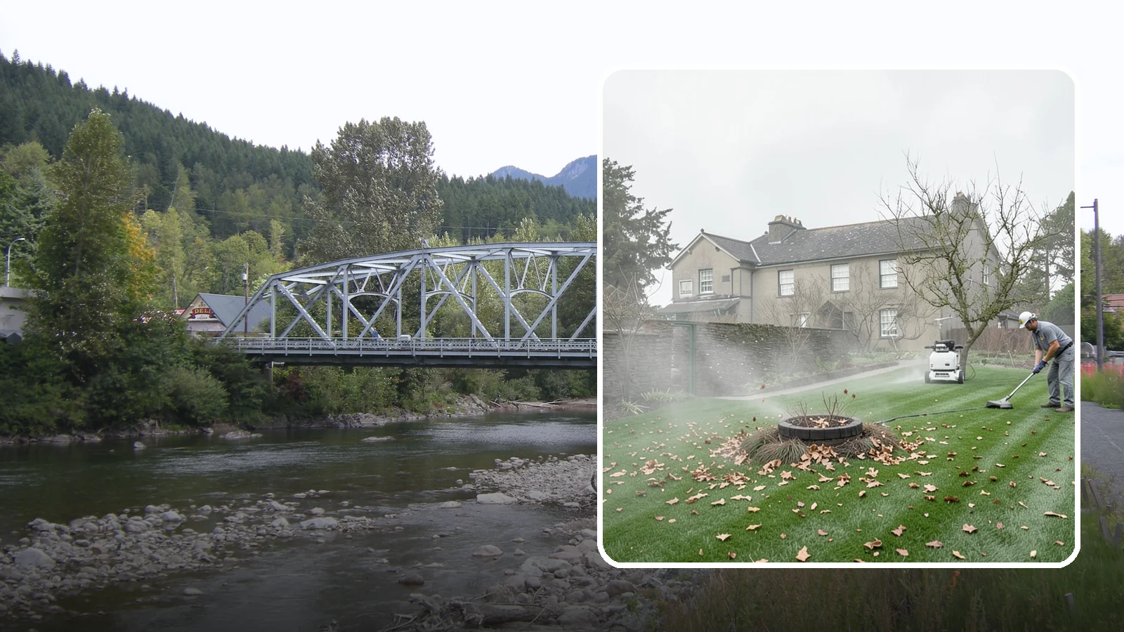 Lawn Blowing in Skykomish, King County, WA - Clear fallen leaves, fir needles, and yard debris from your turf and hardscapes with thorough power blowing.