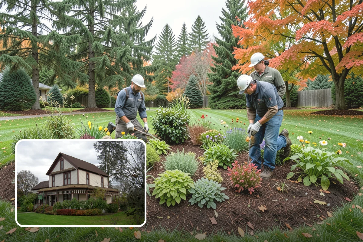 Lawn Blowing in Sumner, Pierce County, WA - Removes matted leaves and needles that smother turf