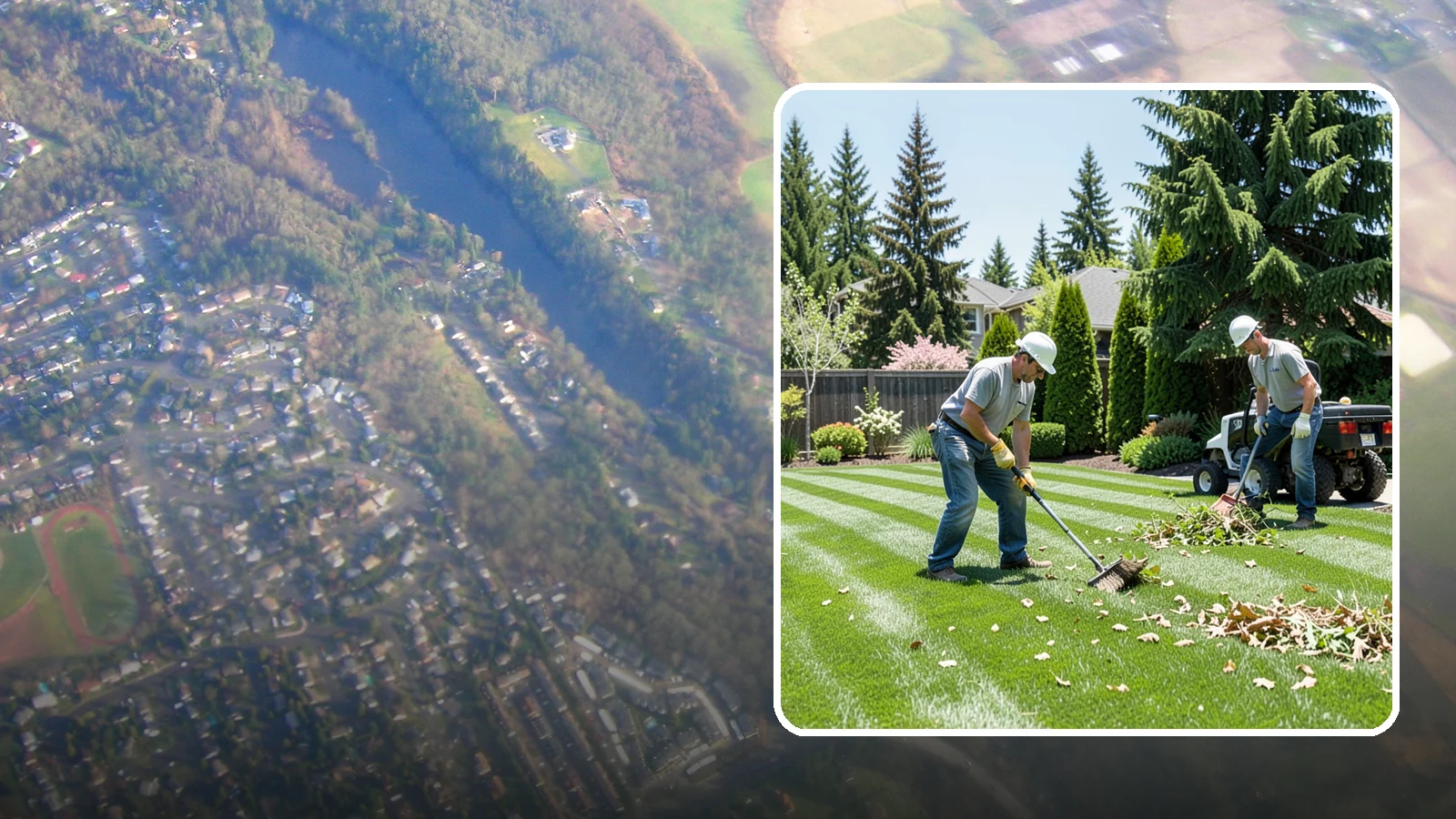 Lawn Cleanup in Algona, King County, WA - Refresh a neglected yard with a full cleanup of leaves, debris, weeds, and overgrowth in a single visit.