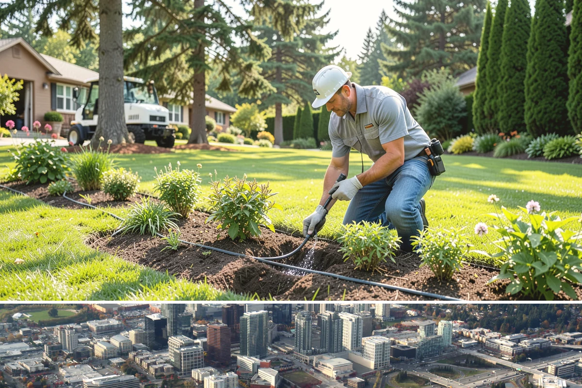 Lawn Cleanup in Bellevue, King County, WA - Spring and fall are the prime windows for a full cleanup, aligning with the Northwest's growth startup and the end-of-season leaf...