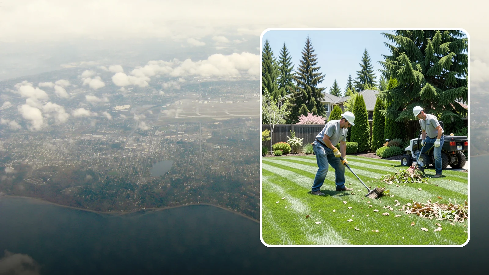 Lawn Cleanup in Burien, King County, WA - Refresh a neglected yard with a full cleanup of leaves, debris, weeds, and overgrowth in a single visit.
