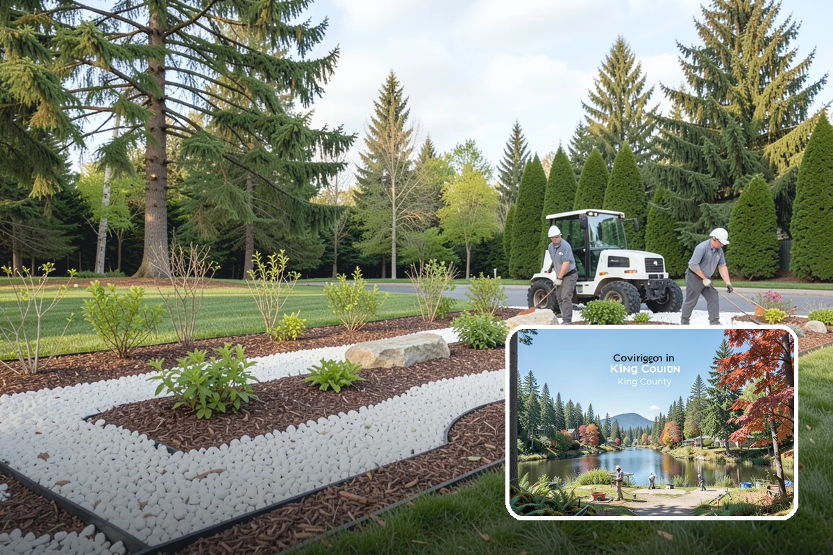 Lawn Cleanup in Covington, King County, WA - One-visit reset for neglected or seasonal yards