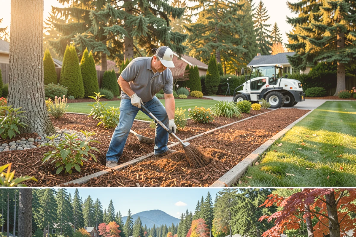 Lawn Cleanup in Covington, King County, WA - Spring and fall are the prime windows for a full cleanup, aligning with the Northwest's growth startup and the end-of-season leaf...