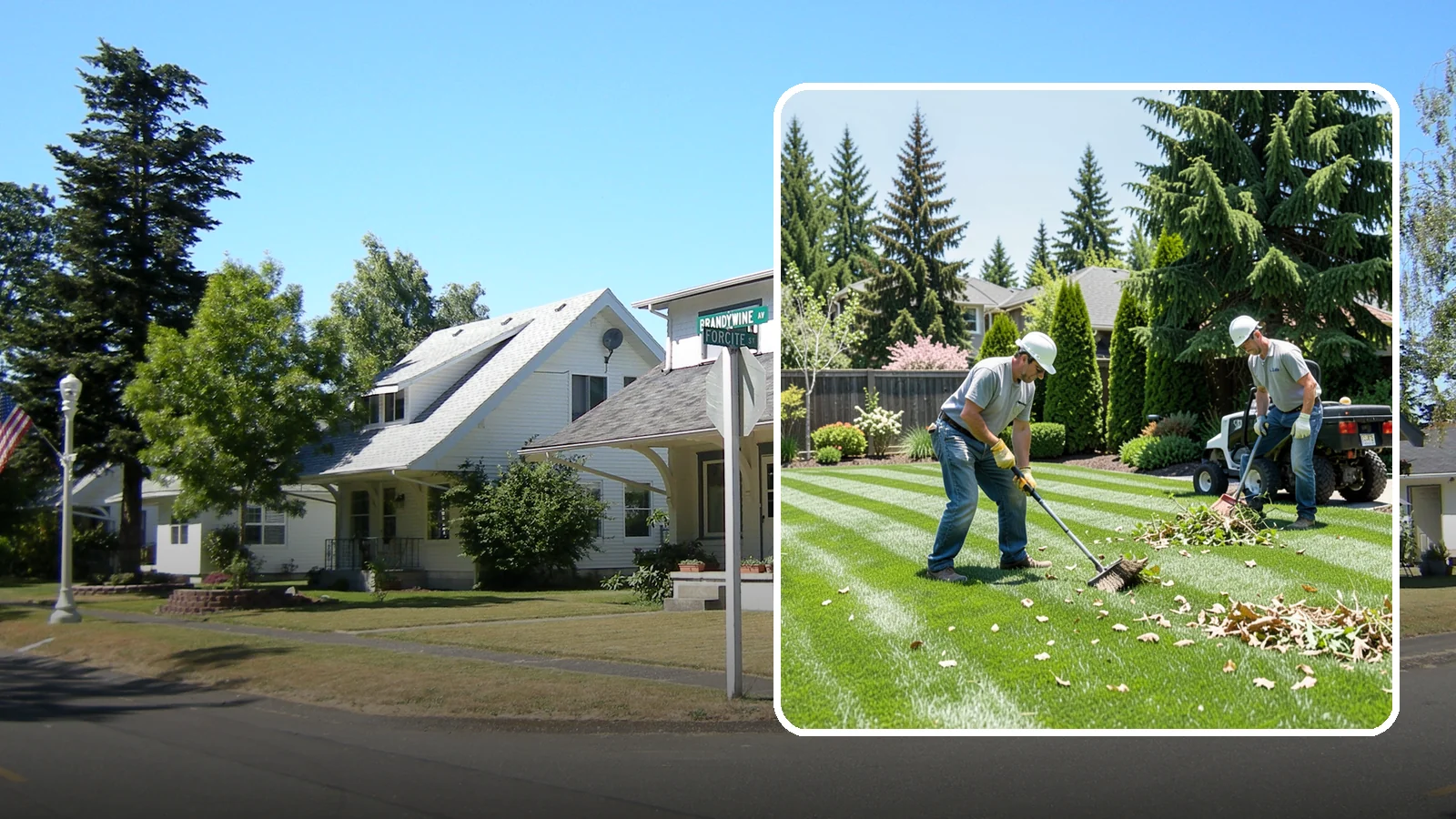 Lawn Cleanup in DuPont, Pierce County, WA - Refresh a neglected yard with a full cleanup of leaves, debris, weeds, and overgrowth in a single visit.
