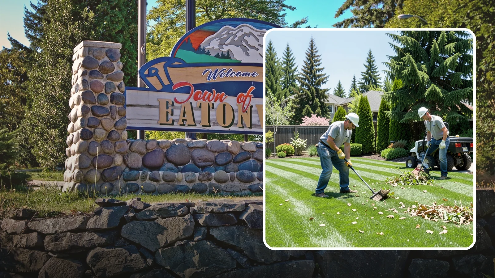Lawn Cleanup in Eatonville, Pierce County, WA - Refresh a neglected yard with a full cleanup of leaves, debris, weeds, and overgrowth in a single visit.