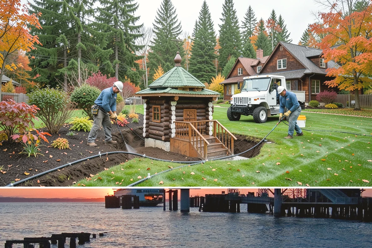 Lawn Cleanup in Edmonds, Snohomish County, WA - Spring and fall are the prime windows for a full cleanup, aligning with the Northwest's growth startup and the end-of-season leaf...