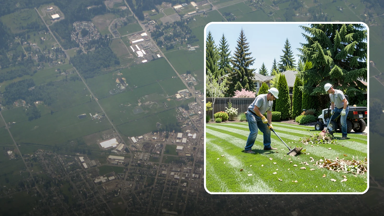 Lawn Cleanup in Enumclaw, King County, WA - Refresh a neglected yard with a full cleanup of leaves, debris, weeds, and overgrowth in a single visit.