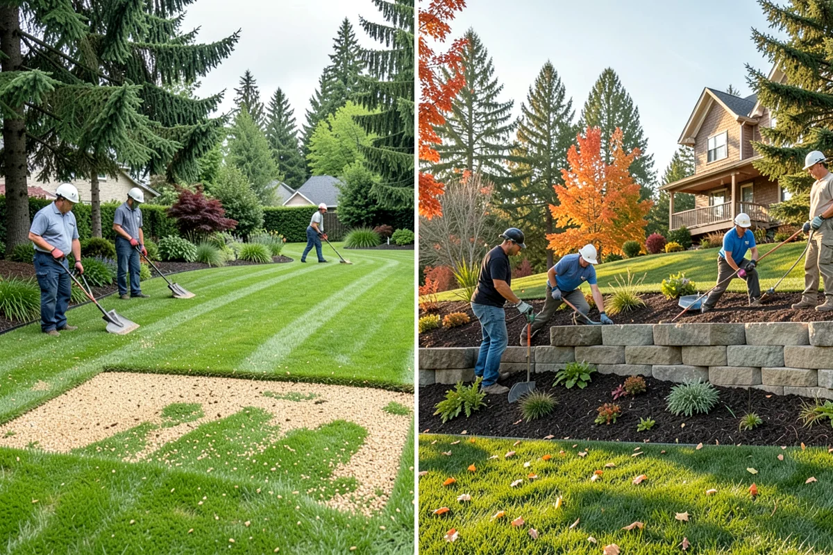 Lawn Cleanup in Everett, Snohomish County, WA - Survey the property and prioritize debris and overgrowth