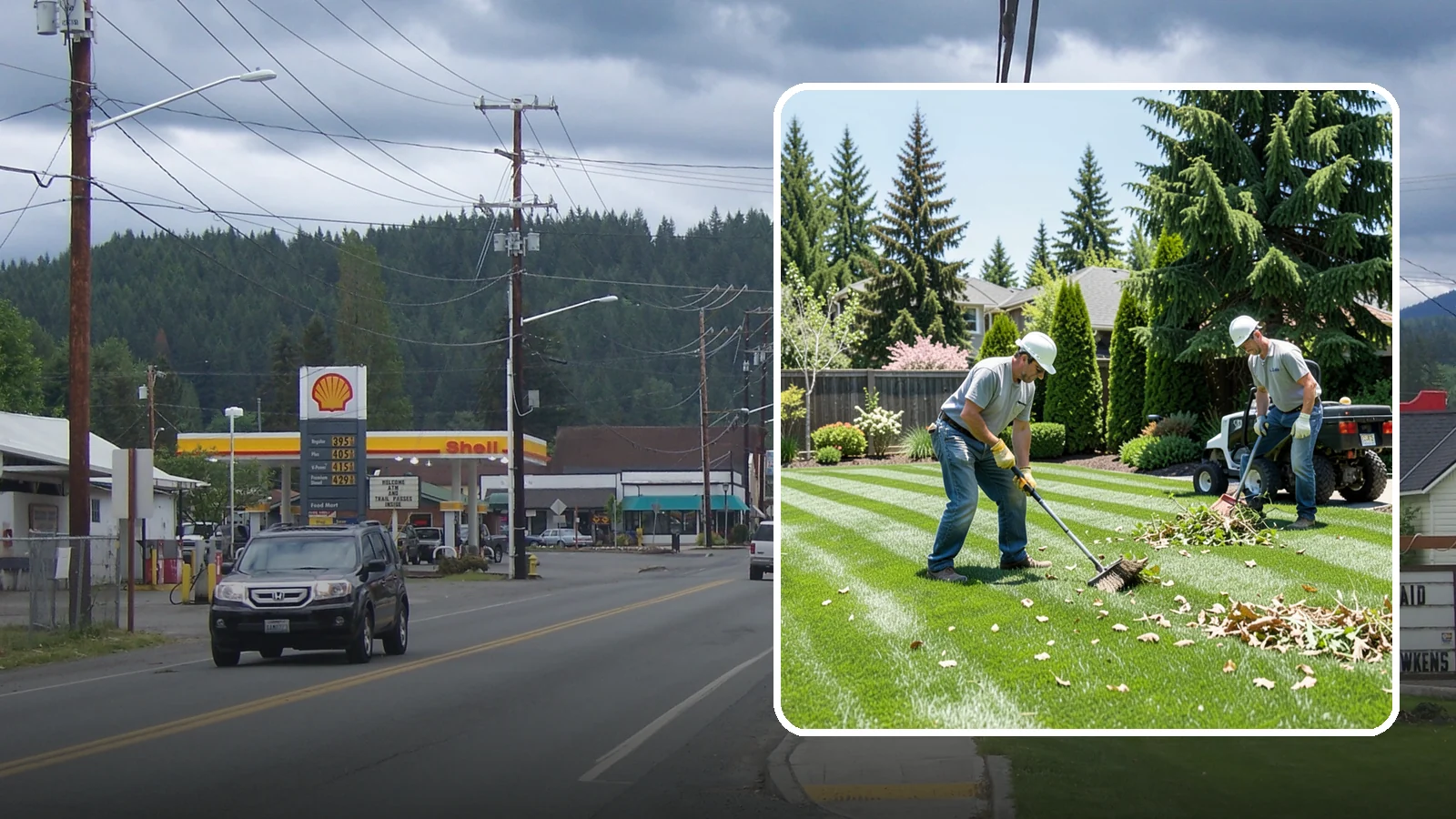 Lawn Cleanup in Granite Falls, Snohomish County, WA - Refresh a neglected yard with a full cleanup of leaves, debris, weeds, and overgrowth in a single visit.