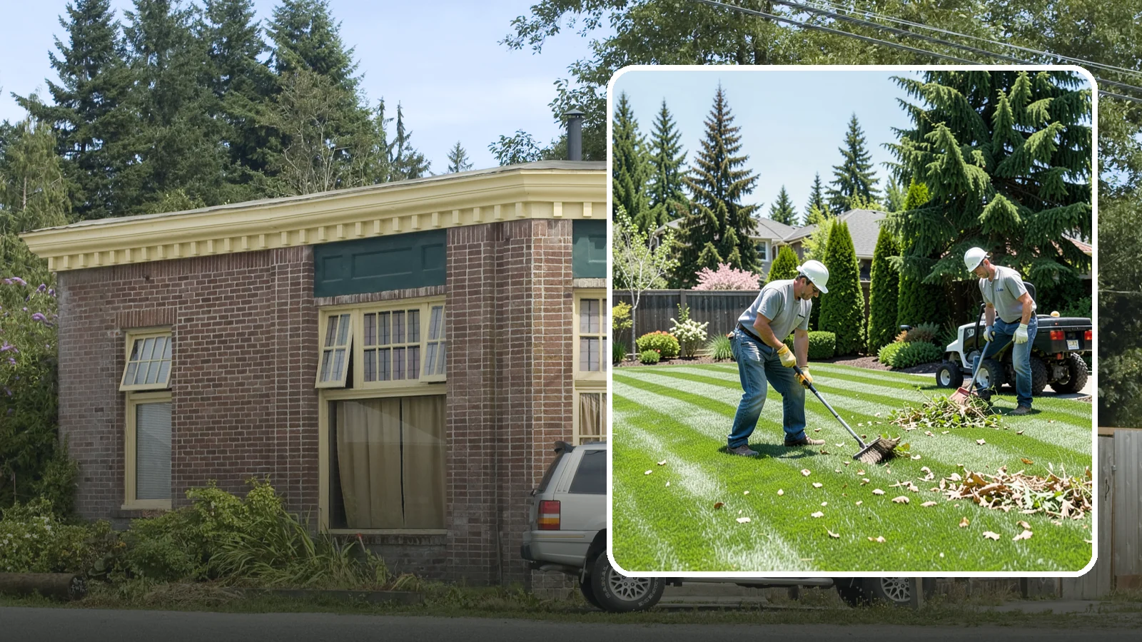 Lawn Cleanup in Hamilton, Skagit County, WA - Refresh a neglected yard with a full cleanup of leaves, debris, weeds, and overgrowth in a single visit.