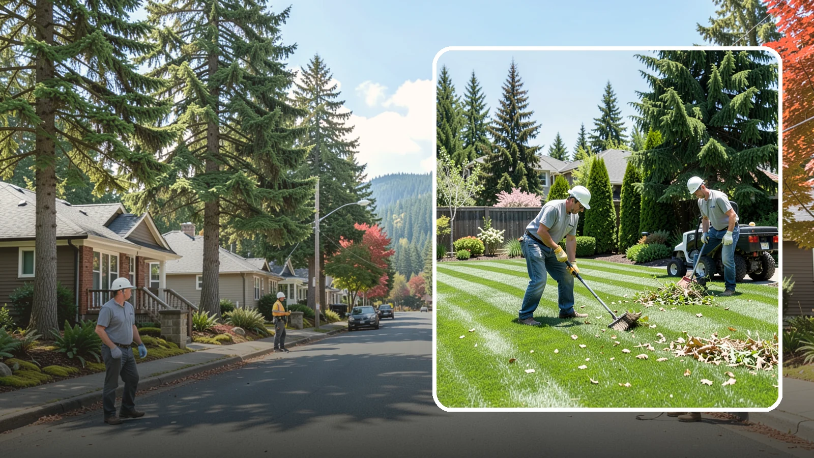 Lawn Cleanup in Hunts Point, King County, WA - Refresh a neglected yard with a full cleanup of leaves, debris, weeds, and overgrowth in a single visit.