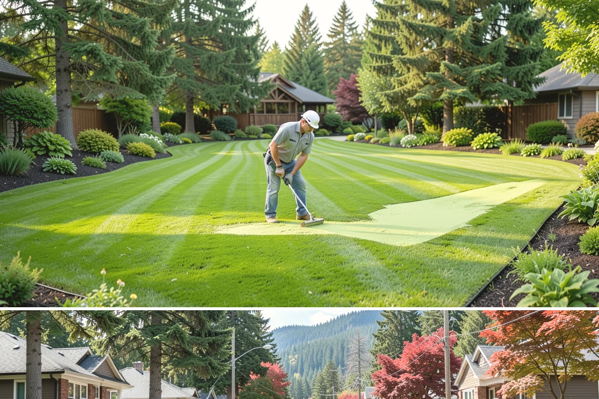 Lawn Cleanup in Hunts Point, King County, WA - Spring and fall are the prime windows for a full cleanup, aligning with the Northwest's growth startup and the end-of-season leaf...