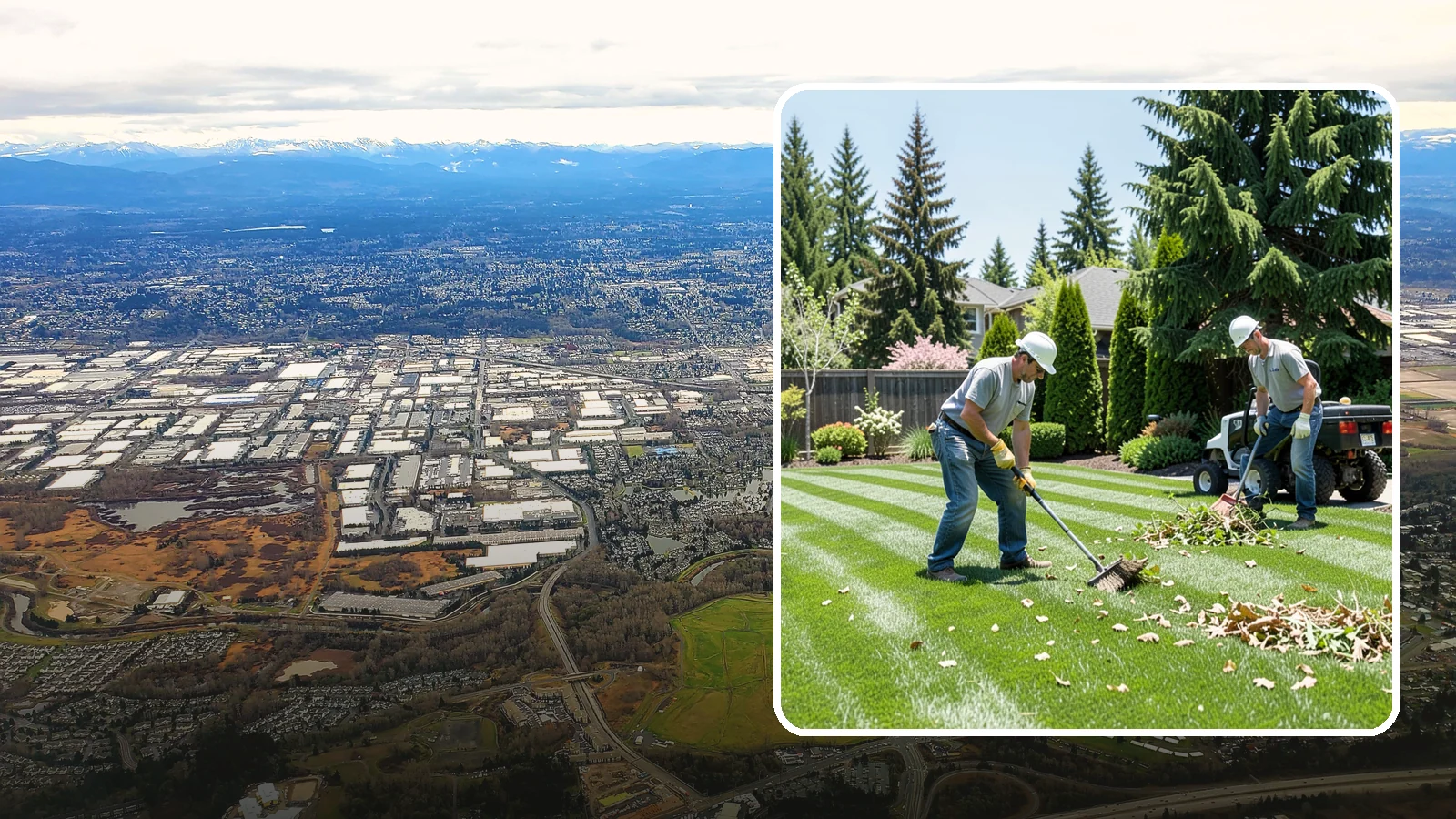 Lawn Cleanup in Kent, King County, WA - Refresh a neglected yard with a full cleanup of leaves, debris, weeds, and overgrowth in a single visit.