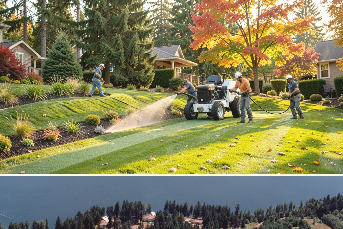 Lawn Cleanup in Lakewood, Pierce County, WA - Spring and fall are the prime windows for a full cleanup, aligning with the Northwest's growth startup and the end-of-season leaf...