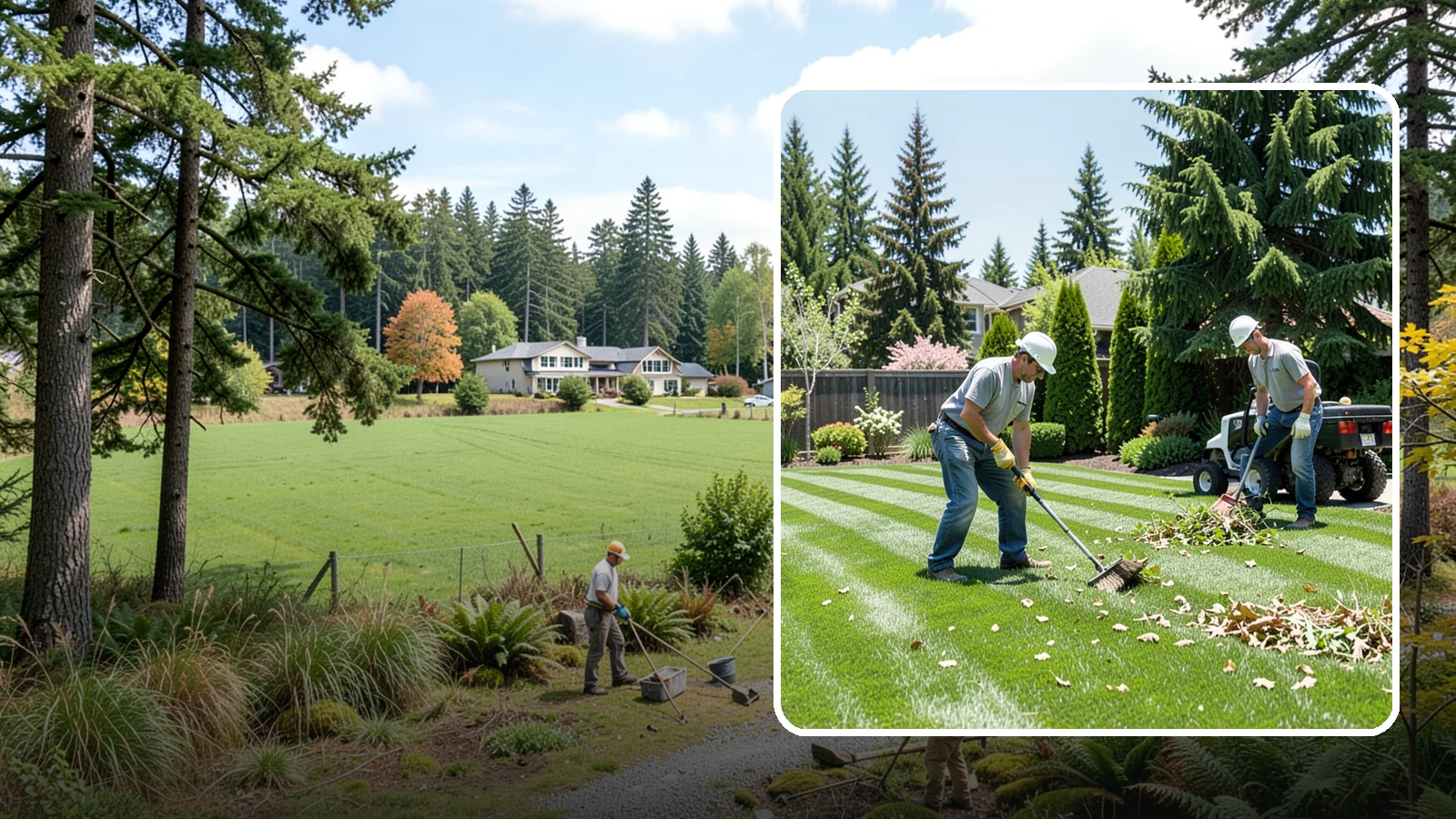 Lawn Cleanup in Lyman, Skagit County, WA - Refresh a neglected yard with a full cleanup of leaves, debris, weeds, and overgrowth in a single visit.