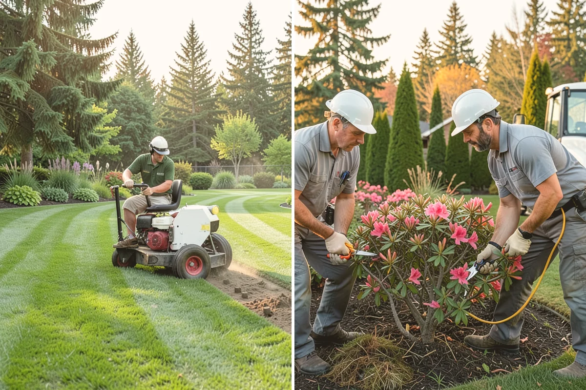Lawn Cleanup in Lynnwood, Snohomish County, WA - Survey the property and prioritize debris and overgrowth