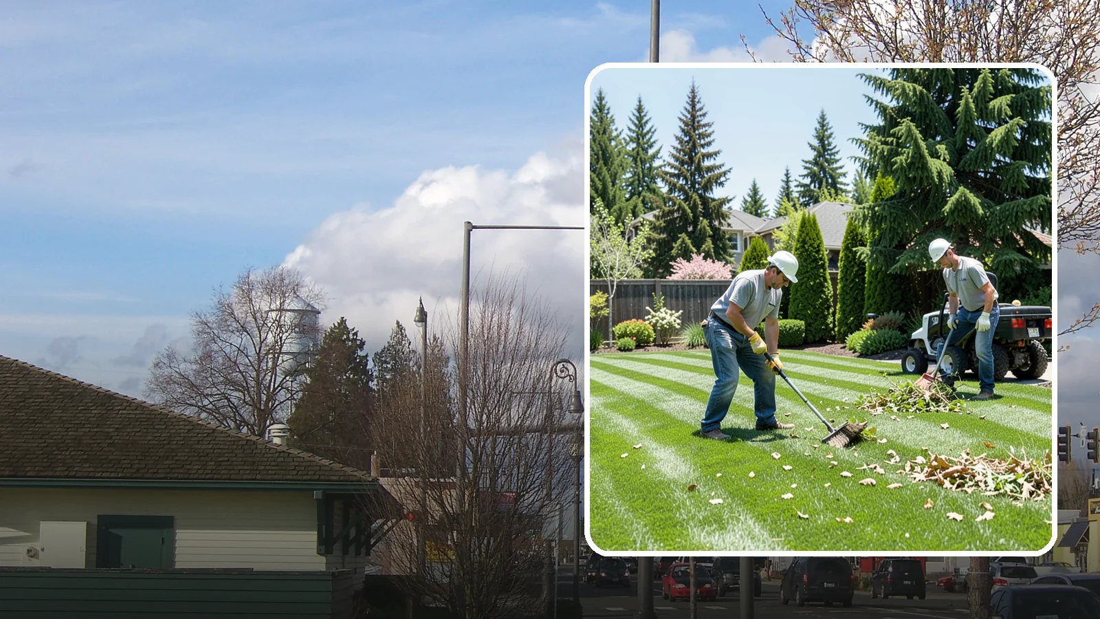 Lawn Cleanup in Marysville, Snohomish County, WA - Refresh a neglected yard with a full cleanup of leaves, debris, weeds, and overgrowth in a single visit.