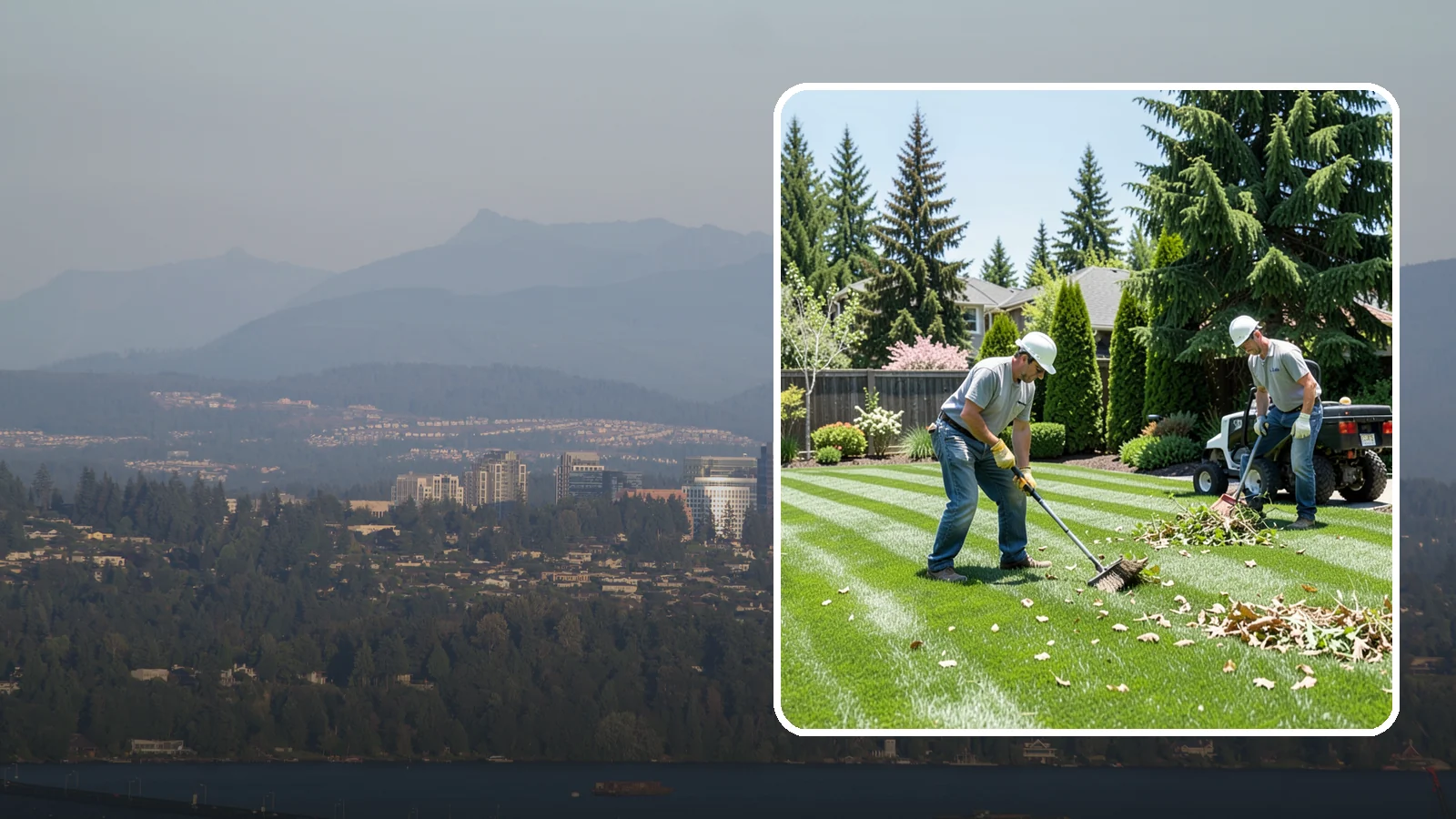 Lawn Cleanup in Medina, King County, WA - Refresh a neglected yard with a full cleanup of leaves, debris, weeds, and overgrowth in a single visit.