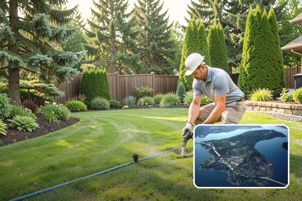 Lawn Cleanup in Mercer Island, King County, WA - One-visit reset for neglected or seasonal yards