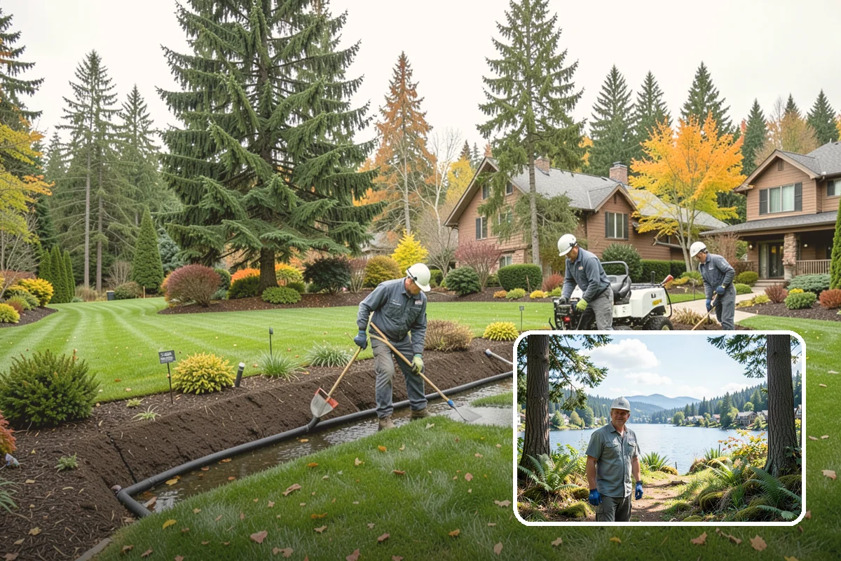 Lawn Cleanup in Milton, King County, WA - One-visit reset for neglected or seasonal yards
