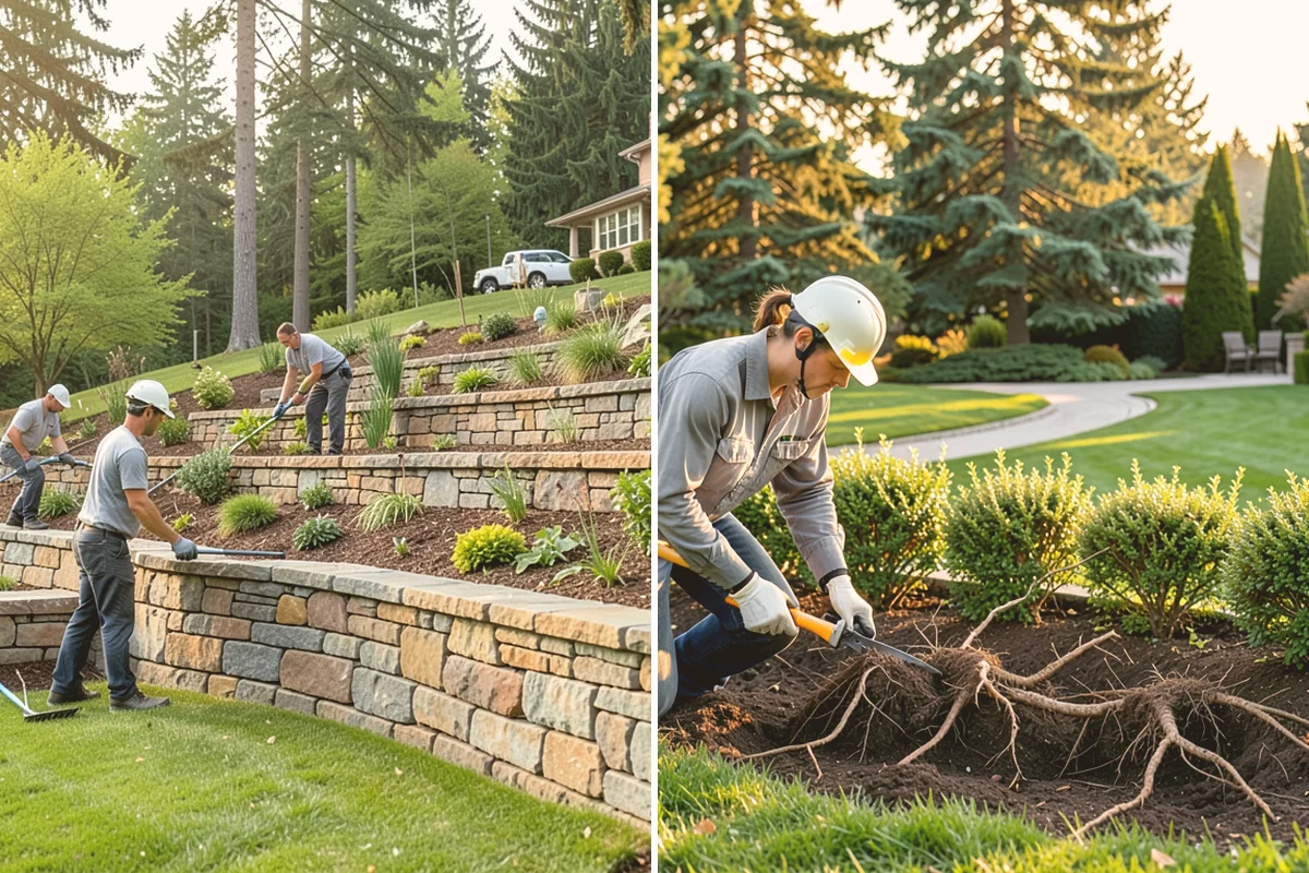 Lawn Cleanup in Milton, King County, WA - Survey the property and prioritize debris and overgrowth